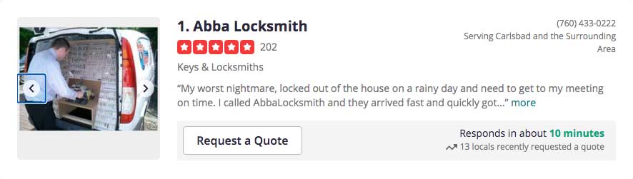 City pages - yelp rating